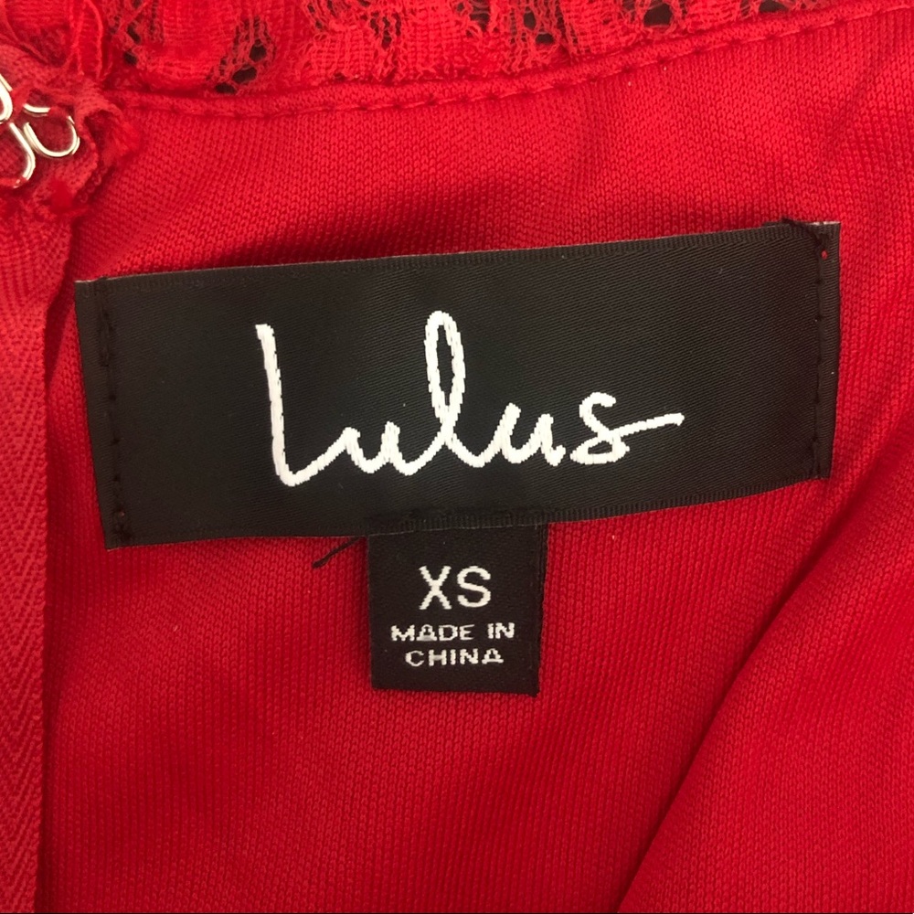 NWT Lulus Red Formal/Prom Dress - Picture 8 of 8